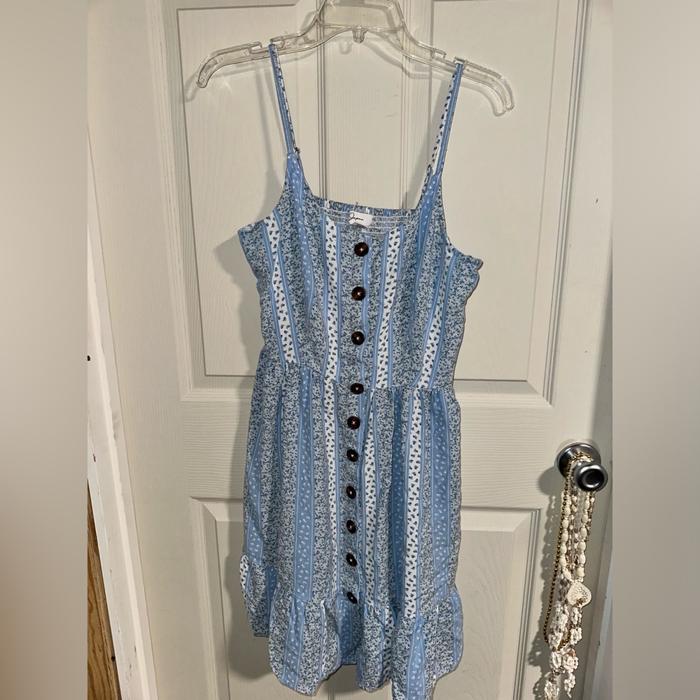 The cutest blue sundress